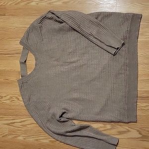 Women's cross back slouchy sweater